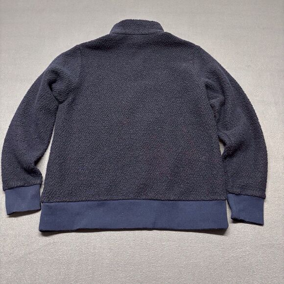 Patagonia Women’s W’s Woolyester Fleece 1/4 Zip Navy Blue Pullover Size Medium - Picture 10 of 11